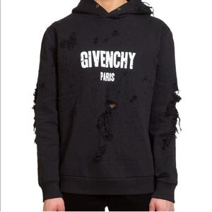 Givenchy distress hoodie
